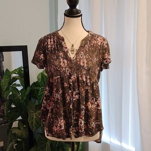 ⚜️ Knox Rose Floral Blouse